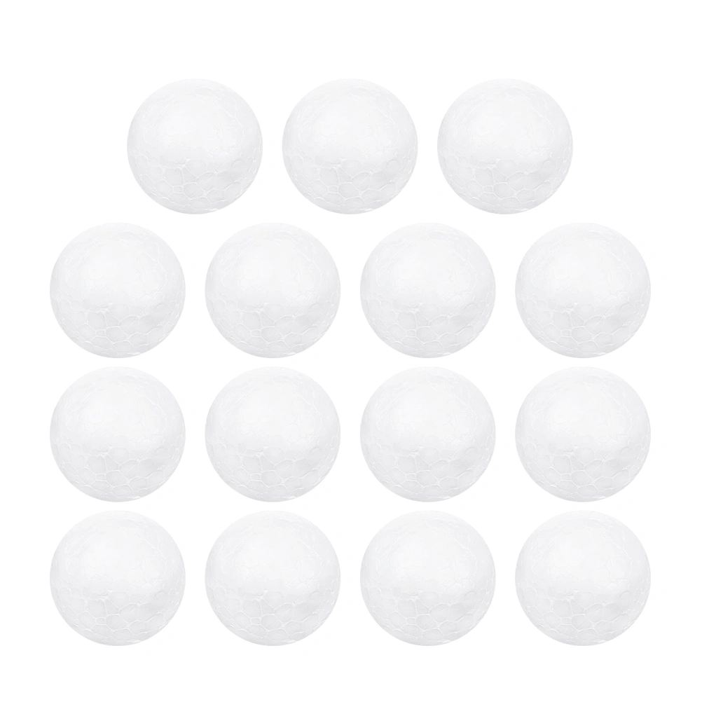 15pcs 10CM White Ball Children DIY Craft Material Funny Round Ball Christmas Ornament Layout Decorative Props Gifts