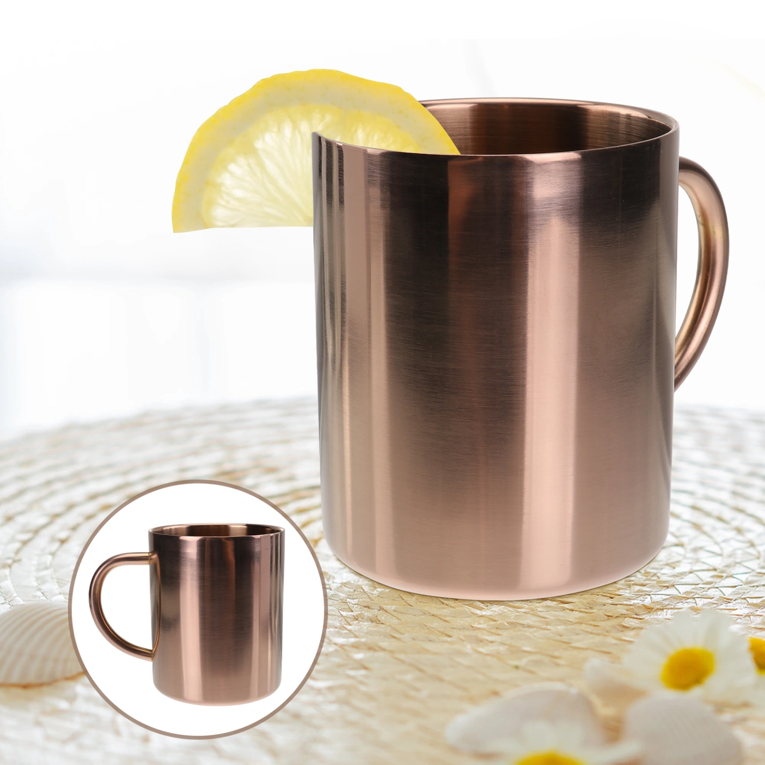 Stainless Steel Mug Moscow Mule Durable Beer Mugs Coffee Mug Milk Cup Drinkware