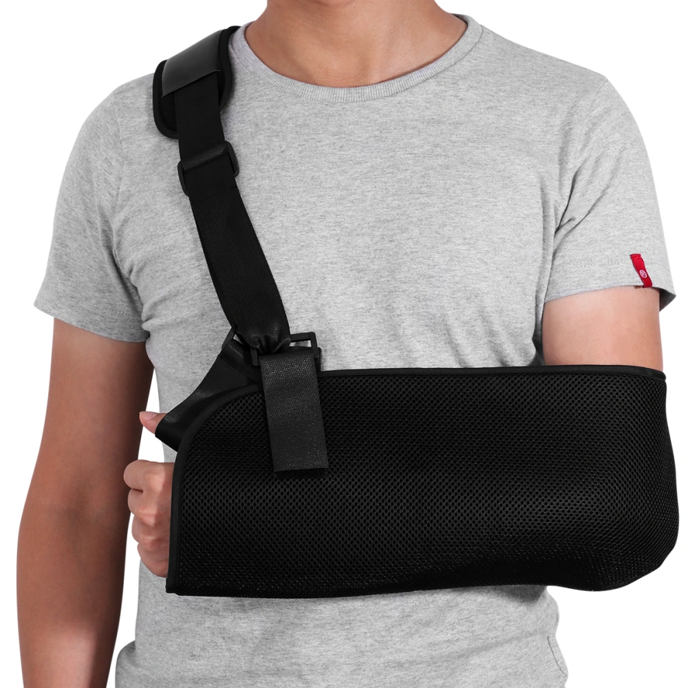 ROSENICE Arm Sling Adjustable Shoulder Immobilizer Wrist Elbow Support Brace for Broken and Fractured Arm