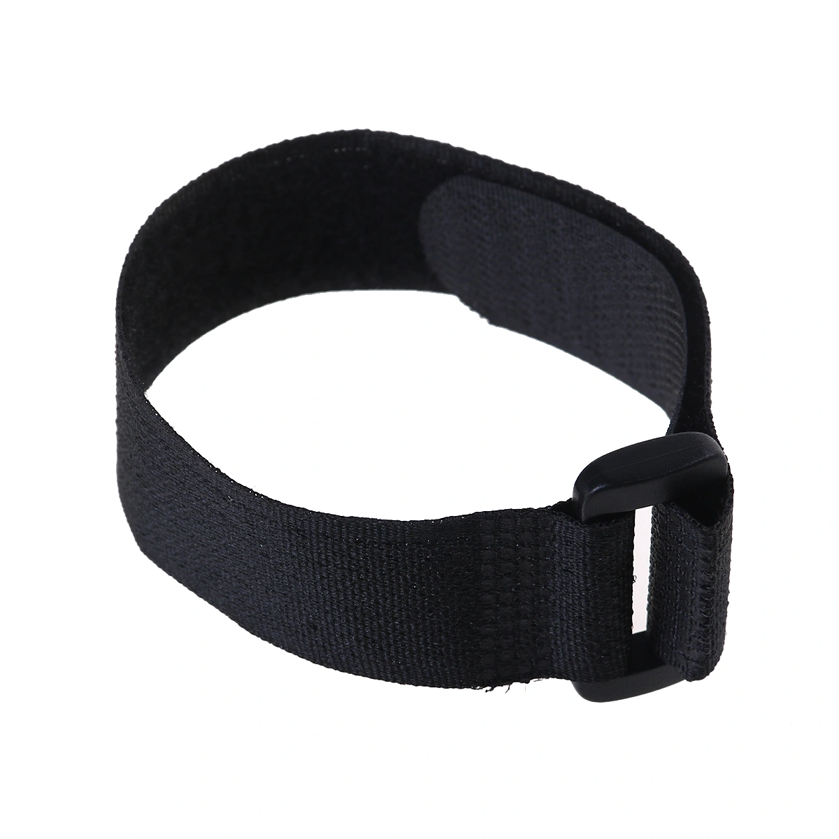 5pcs 30CM Black Hook and Loop Strap Fastener Paste Style Cable Ties Straps