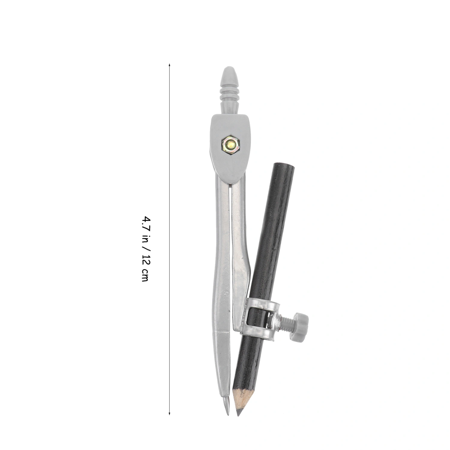 Professional Compass for Geometry Precision Compass with Pencil Holder for Math Drafting