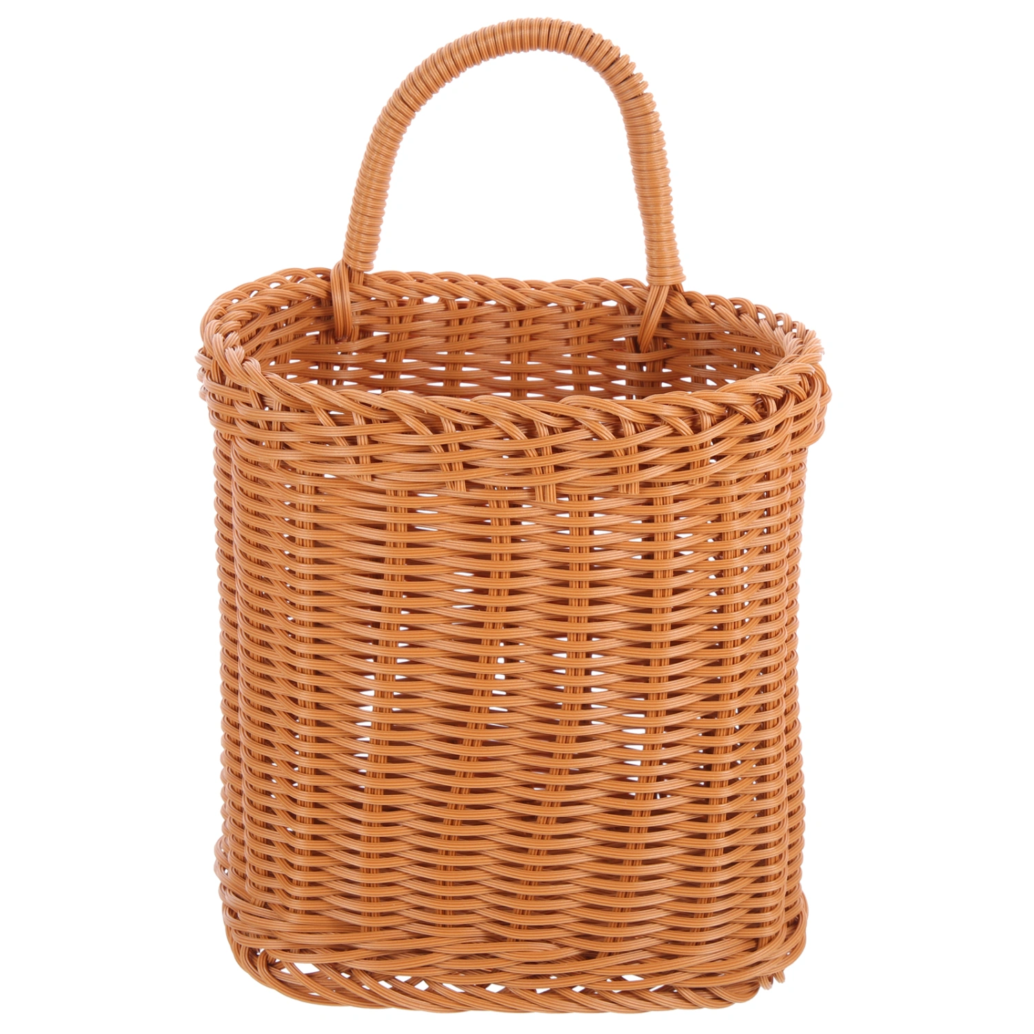 Plastic Flower Basket Wall Hanging Storage Basket Home Sundries Holder