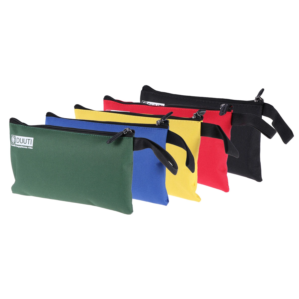 5pcs Heavy Duty Multi-purpose Canvas Zipper Tool Pouches Bag Organize Storage Bags (Assorted Color)