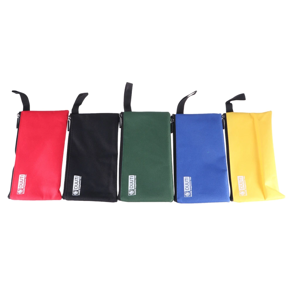 5pcs Heavy Duty Multi-purpose Canvas Zipper Tool Pouches Bag Organize Storage Bags (Assorted Color)