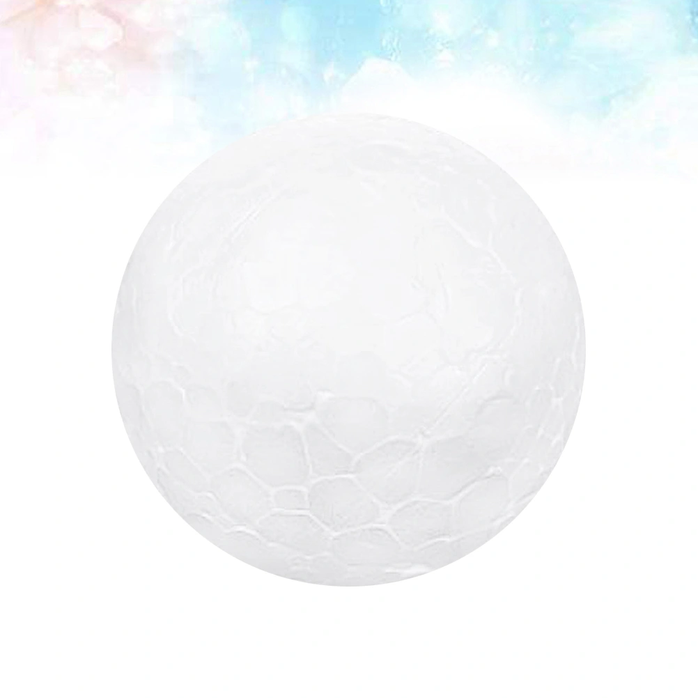 20CM White Ball Children DIY Craft Material Funny Round Ball Christmas Ornament Layout Decorative Props Gifts
