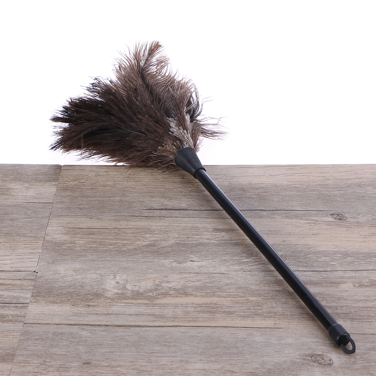Ostrich Duster Feather Dusters with Long Plastic Handle Cleaning Brush Tool