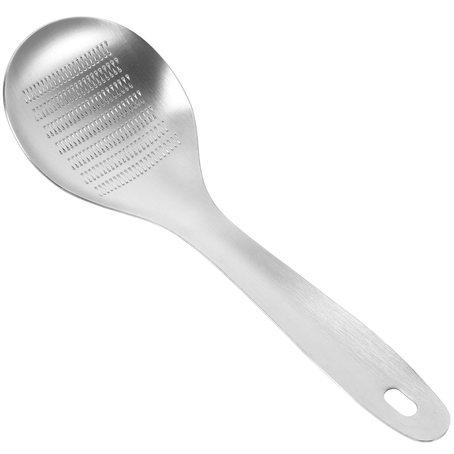 Multi-functional Spoon Shape Stainless Steel Ground Ginger Garlic Crusher Grater Mill Mud Grinding Tool