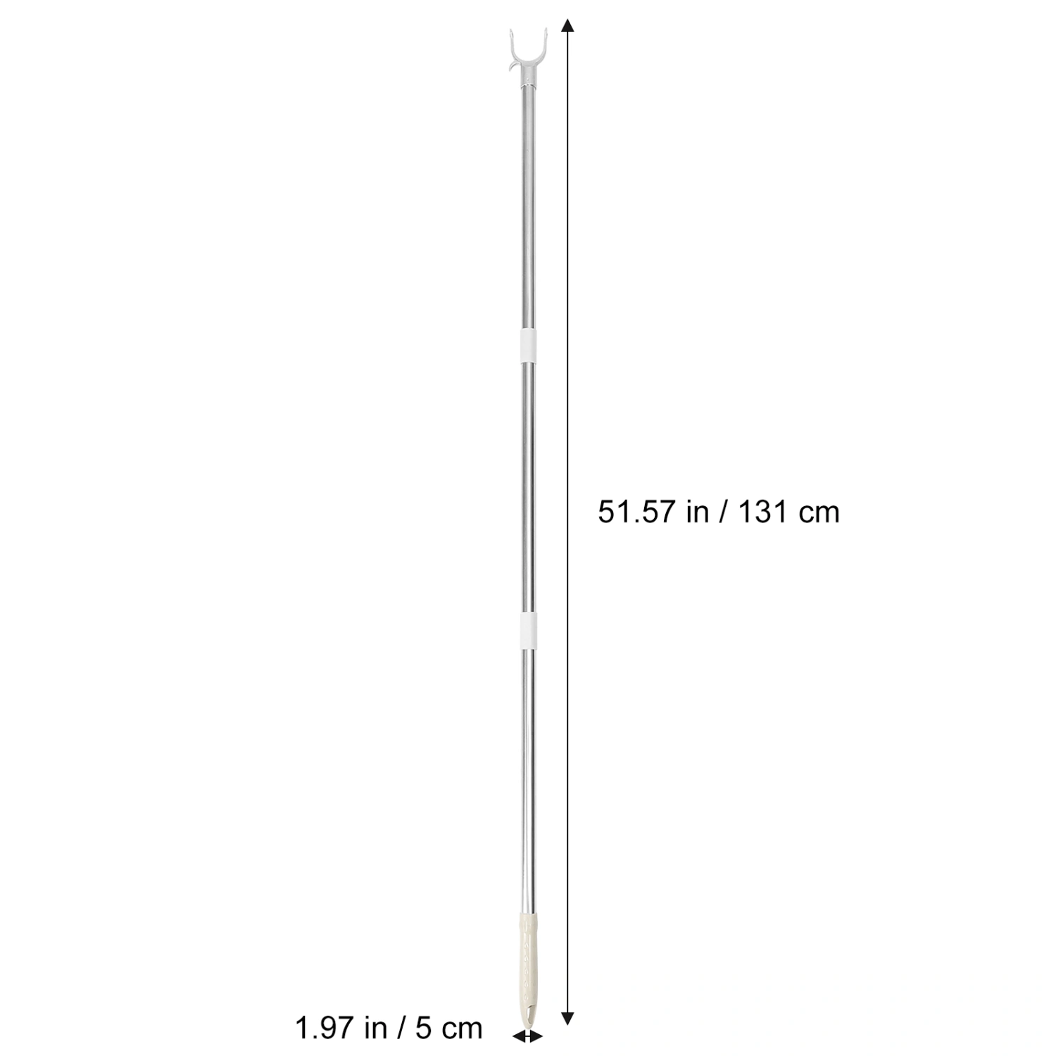 Adjustable Clothesline Pole Household Splicable Clothes Hook Pole Convenient Clothing Pole