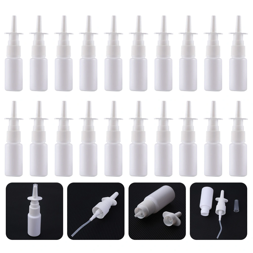 200pcs 10ml Direct Injection Bottle Nasal Sprayer Bottle Refillable Spray Bottle