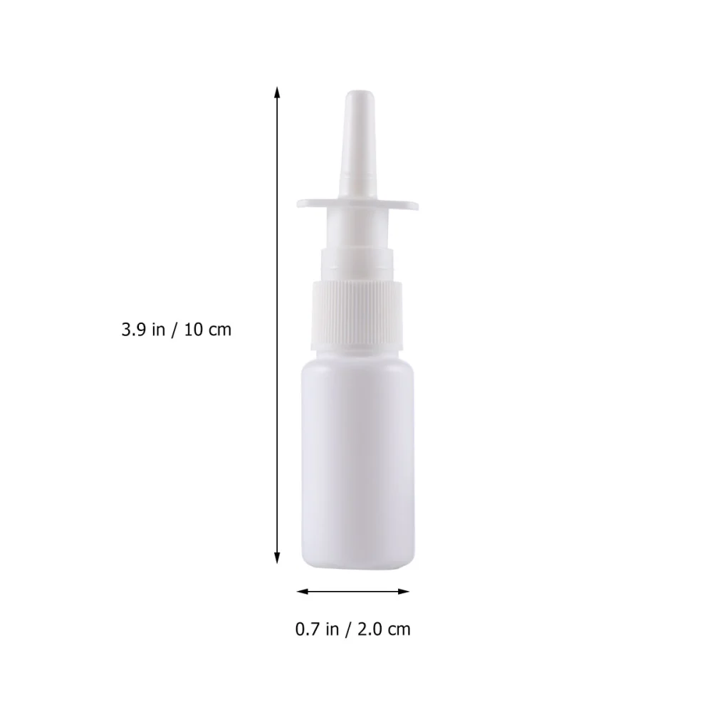 20pcs Direct Injection Bottle Portable Nasal Sprayer Bottle Refillable Fine Mist Empty Spray Bottles (20ML)