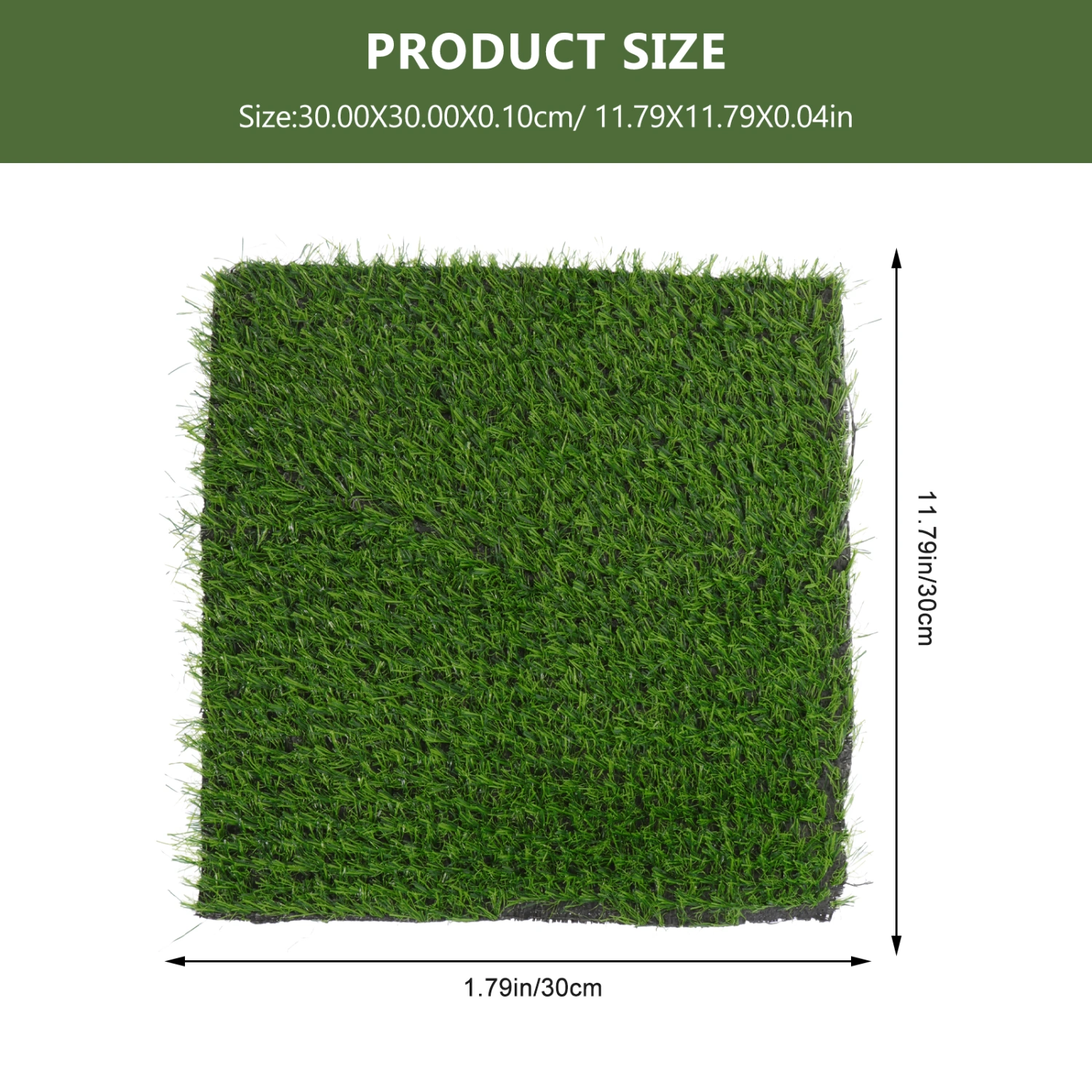 3pcs Chicken Nesting Box Pads Washable Artificial Grass Rugs Fake Grass Mats