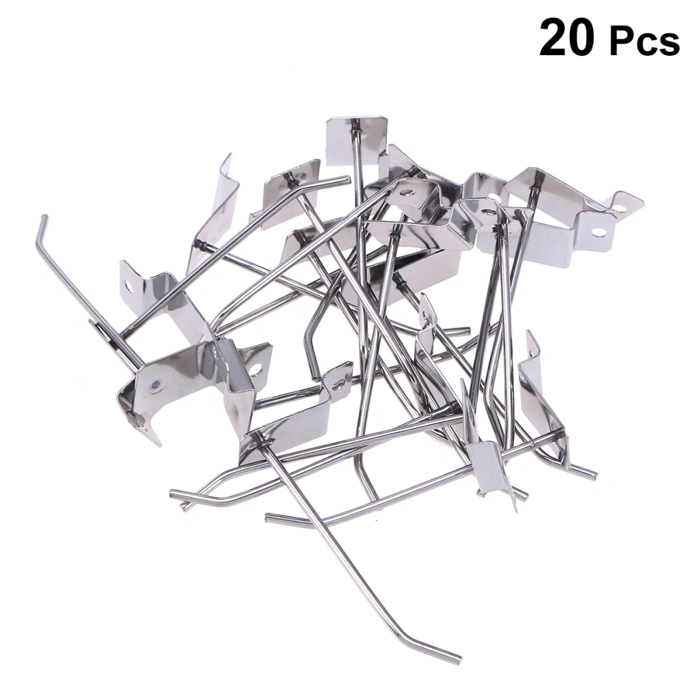 20Pcs Slatwall Hooks Retail Store Hook Display Panel Hooks Perfectly Panel Display Items Products for Your Room Garage Retail Store