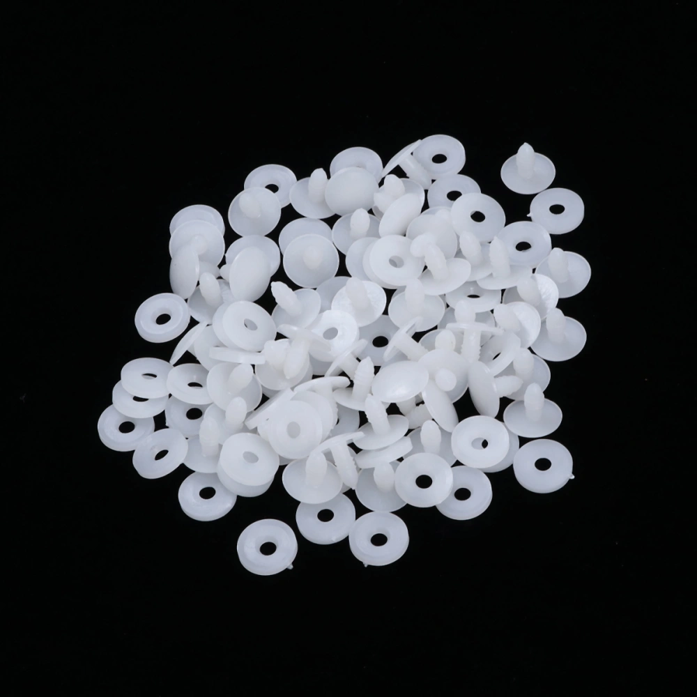 50 Set DIY Doll Joints Doll Toy Accessories Doll Skeleton Joints Plastic Doll Joints Supplies White Size 20MM