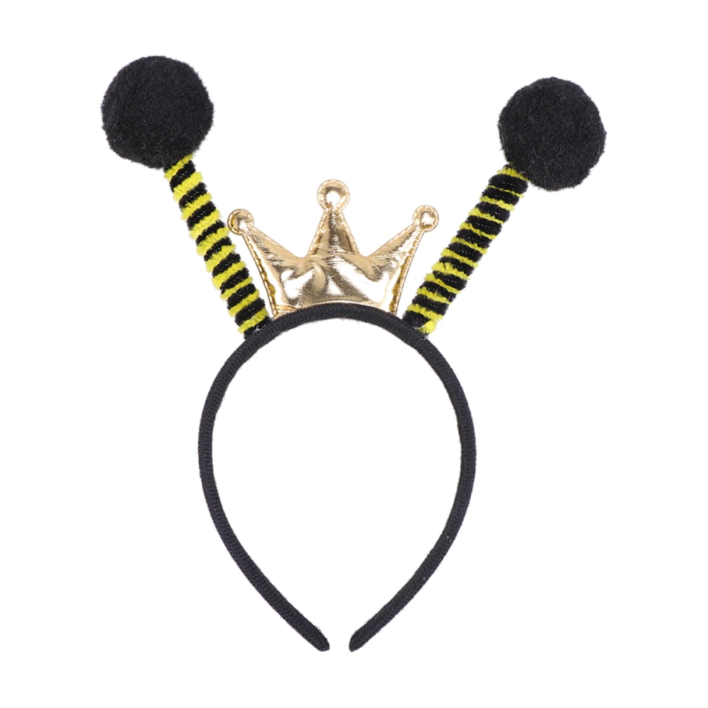 Adult Kids Bee Ant Fly Ladybug Headband Antenna Ball Hair Band Headwear Hair Dress Party Favors Gift Christmas Halloween