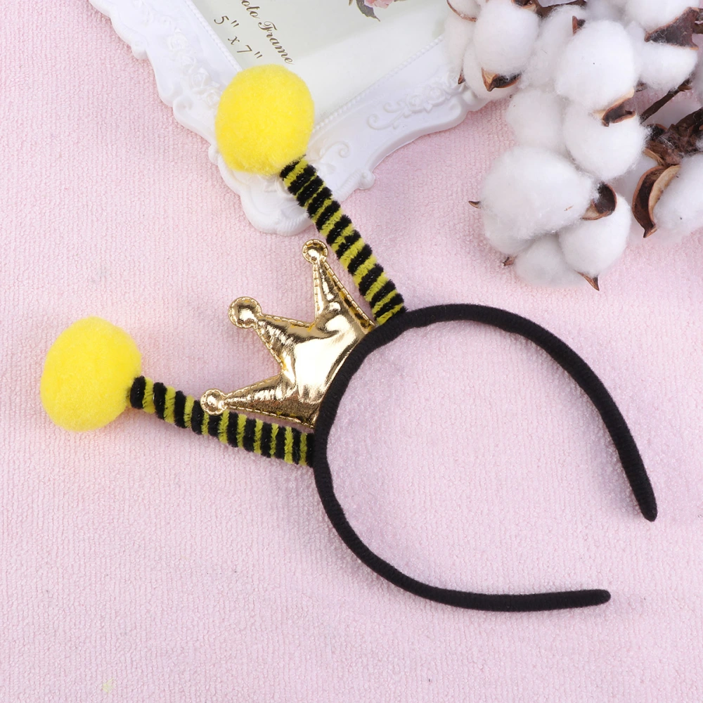 Adult Kids Bee Ant Fly Ladybug Headband Antenna Ball Hair Band Headwear Hair Dress Party Favors Gift Christmas Halloween