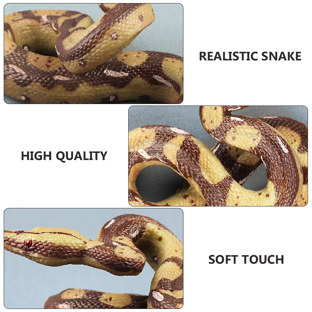 High Simulation Python Model Toy Big Realistic Snake Halloween Tricky Creepy Prank Scary Snake Toy