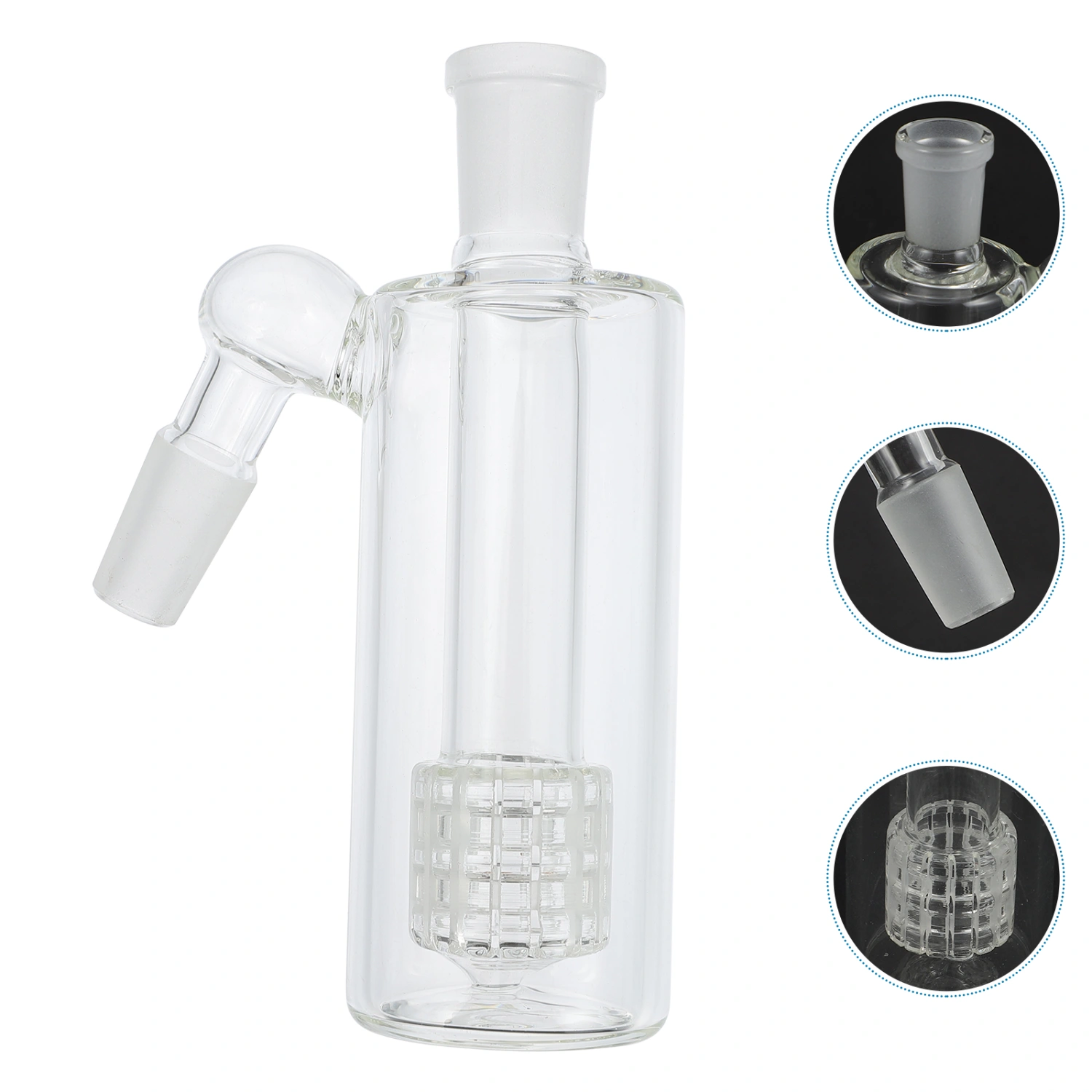 1pc Professional Scientific Glass Tube Adapter 45 Degree Essential Adapter