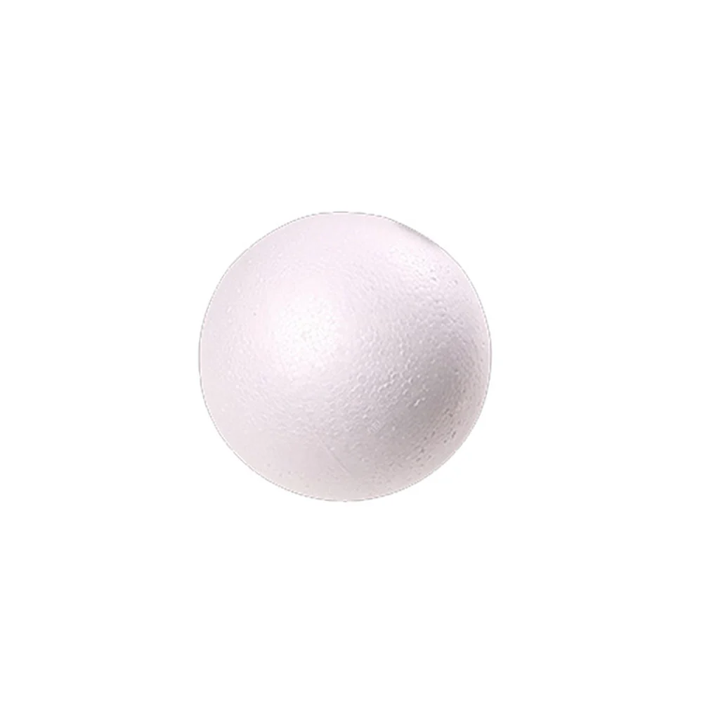 50pcs Wedding Decoration Modeling Craft Solid Polystyrene Balls Round Spheres DIY Stuff White (Solid 2cm)