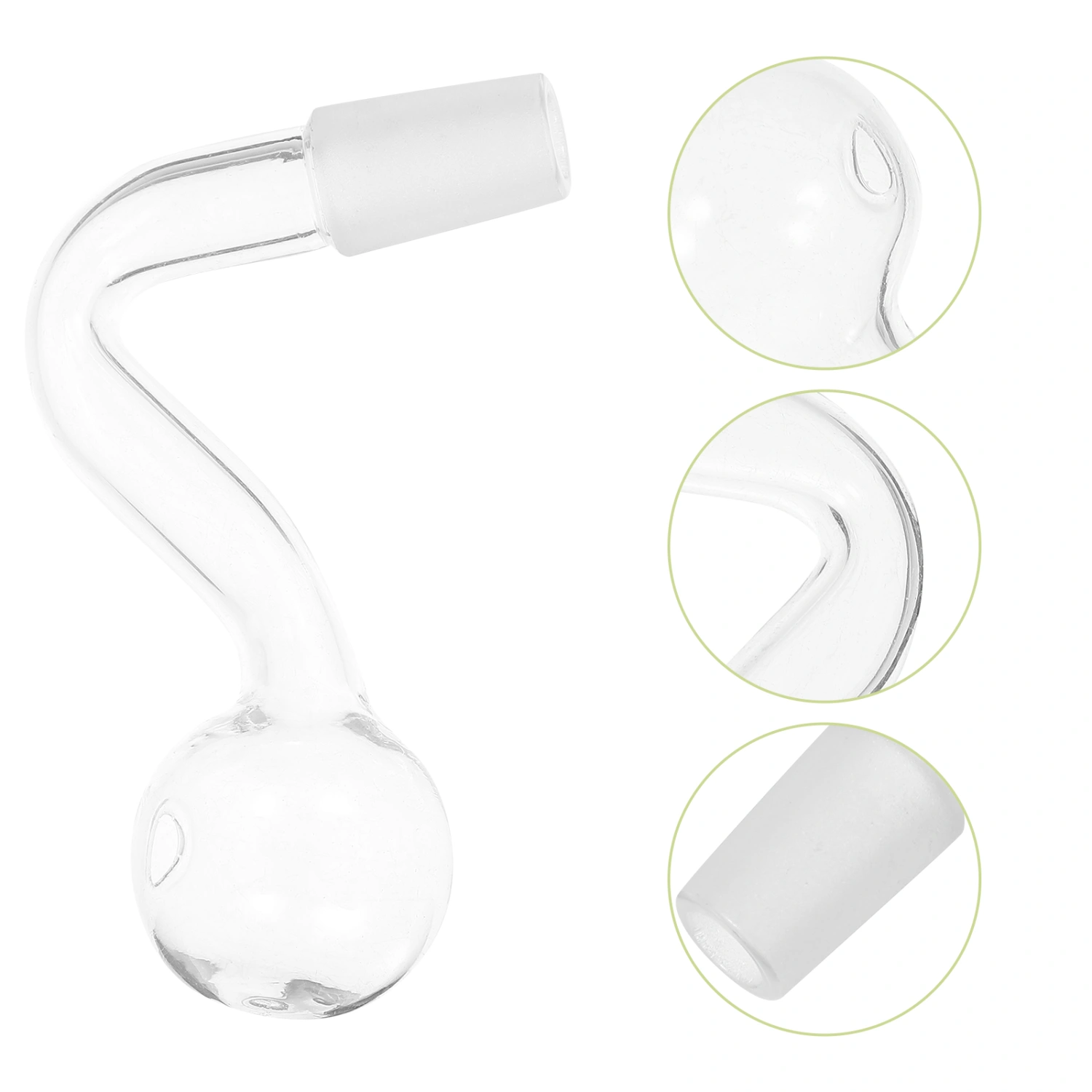 6Pcs Glass Water Pipe Aquarium Bend Tube Tank Water Inlet Pipe Aquarium Supply