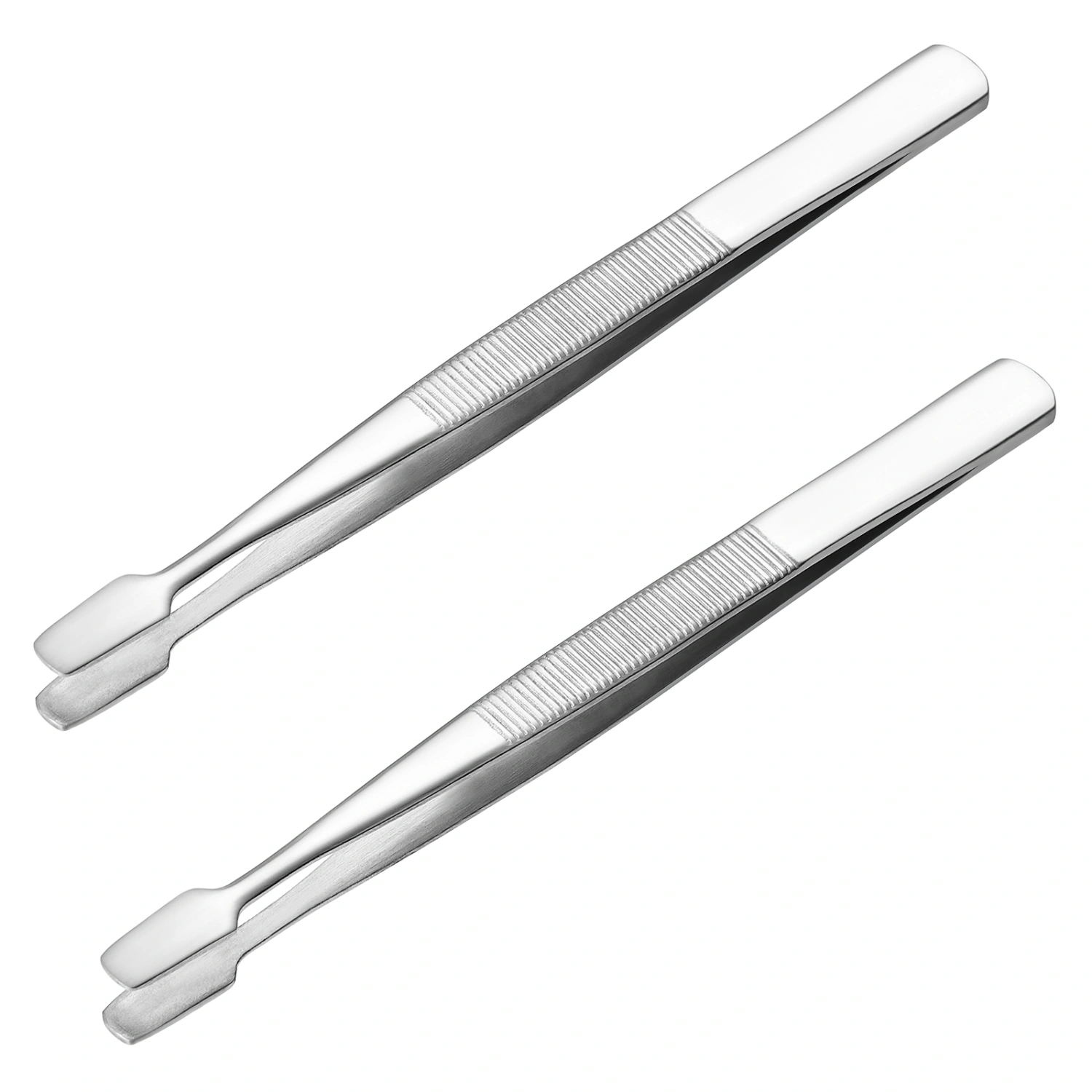 Supvox 2pcs Stamp Tweezers Stainless Steel Philately Stamps Collector Tools