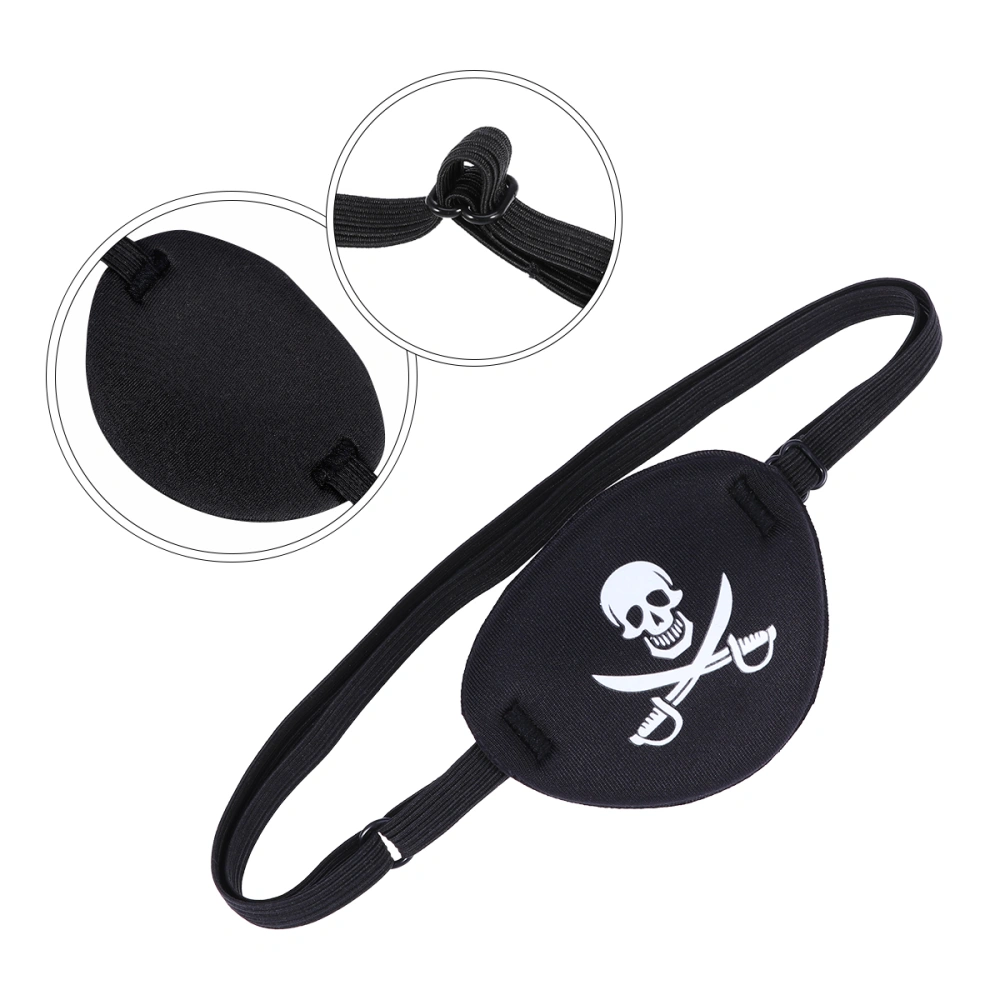 WINOMO Pirate Skull Children Kids Eye Patch Eye Mask for Lazy Eye (Black)