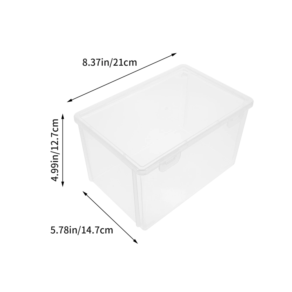 Household Toast Storage Box Plastic Bread Container Dustproof Cake Box Refrigerator Bread Box