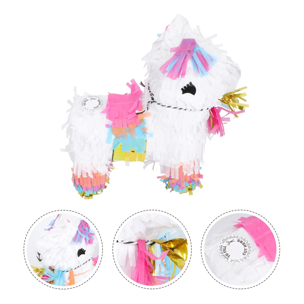 Candy Filled Plaything Adorable Horse Pinata Toy Party Smashing Toy Party Supply