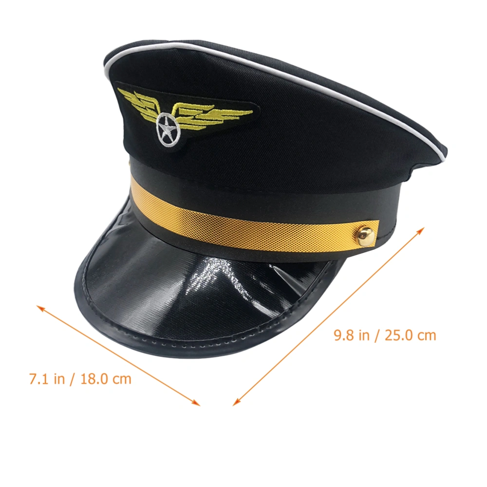 Children Pilot Hat Pilot Costume Hat Halloween Party Pilot Hat Decorative Pilot Hat Prop