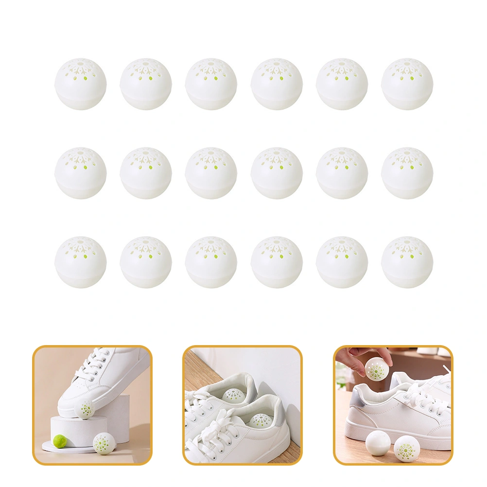 18pcs Sneaker Air Freshener Balls Sneaker Balls Deodorizer Shoe Deodorizer