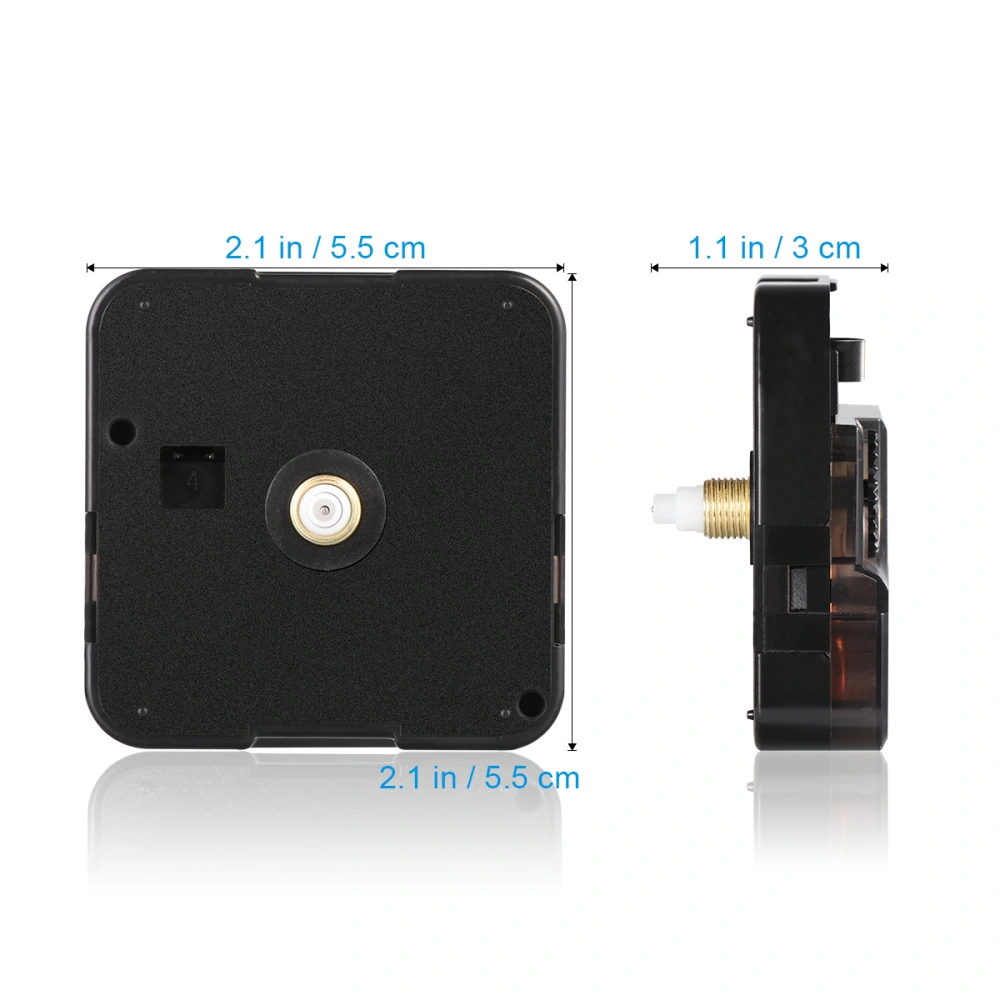 ULTNICE Quartz DIY Wall Clock Movement Mechanism Battery Operated DIY Repair Parts Replacement (NO Hands)