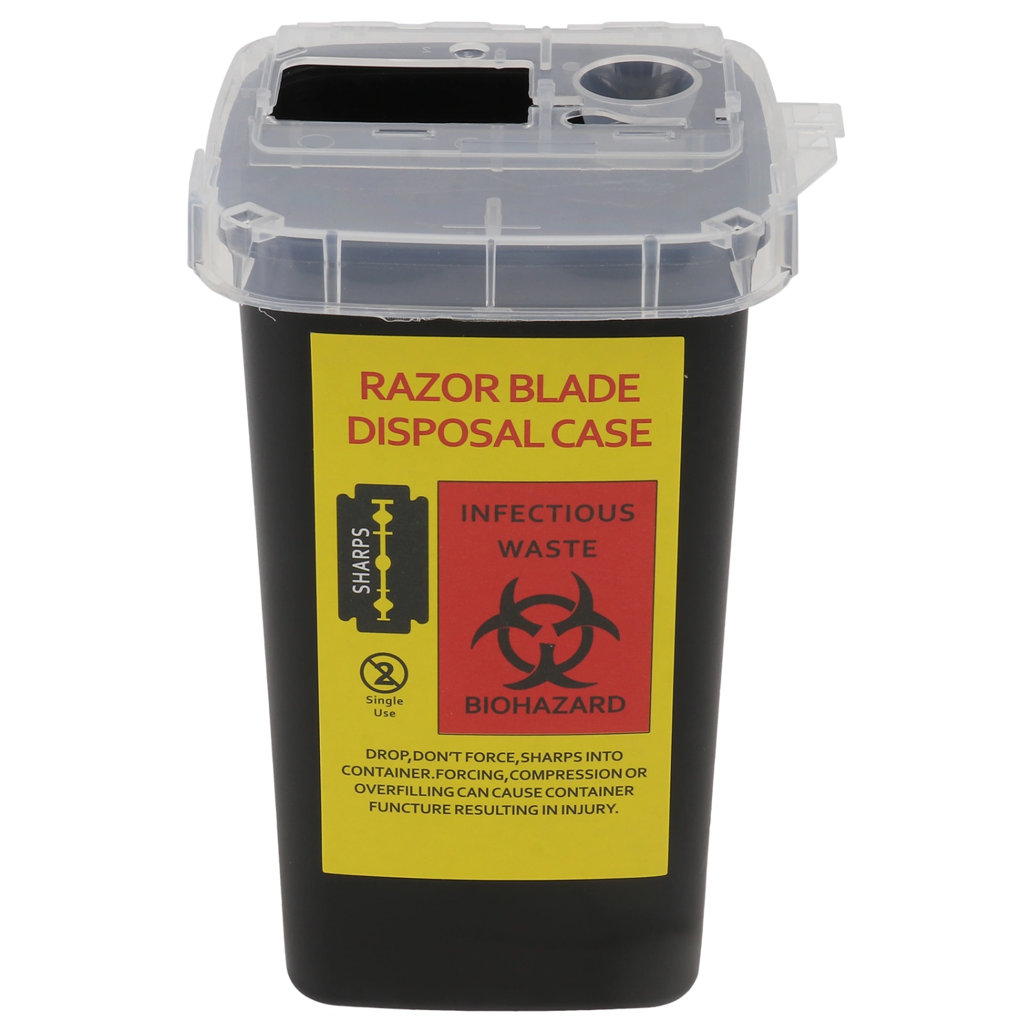 Blades Dispenser Razor Disposable Storage Case Barbershop Salon Recycling Box