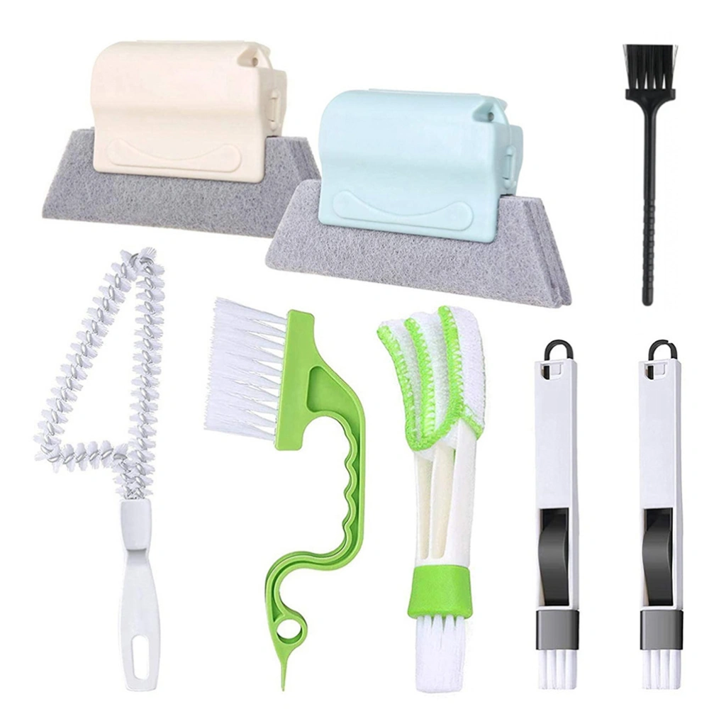 1 Set Gaps Groove Cleaning Brush Window Track Brush Handheld Crevice Cleaning Brush