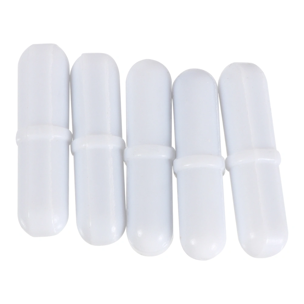 5pcs Magnetic Stirrer Mixer Stir Bars Stirring Bars White Stir Rod Bars