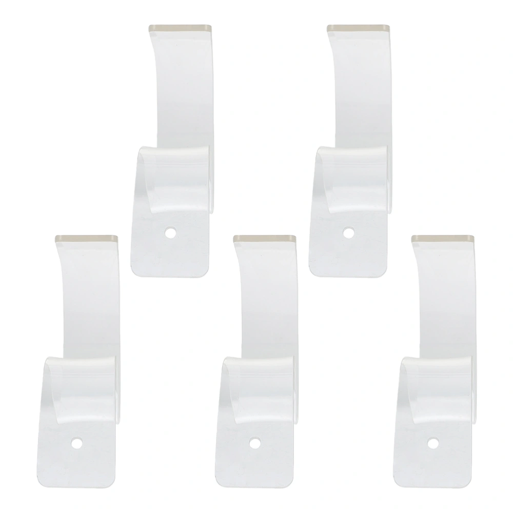 5pcs Shop Belt Display Stands Belt Storage Racks Acrylic Belt Brackets