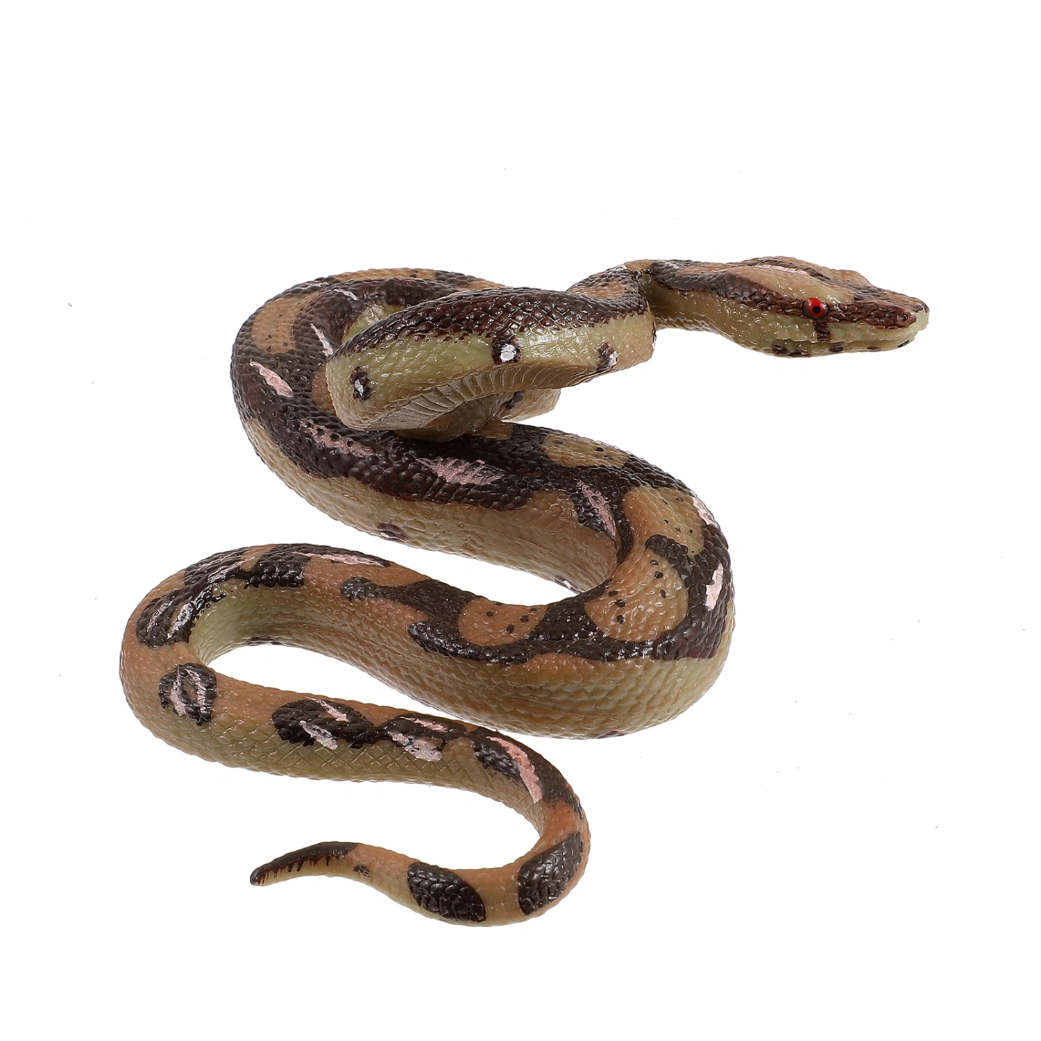 Amosfun High Simulation Python Model Toy Big Realistic Snake Halloween Tricky Creepy Prank Scary Snake Toy