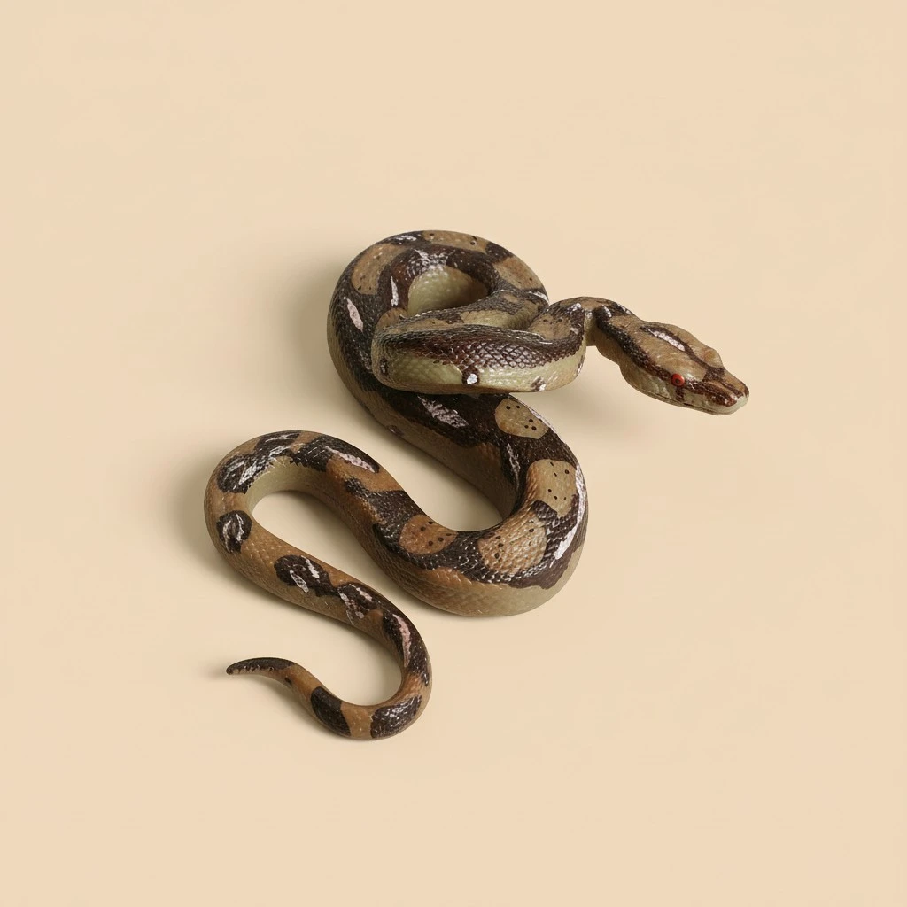 Amosfun High Simulation Python Model Toy Big Realistic Snake Halloween Tricky Creepy Prank Scary Snake Toy
