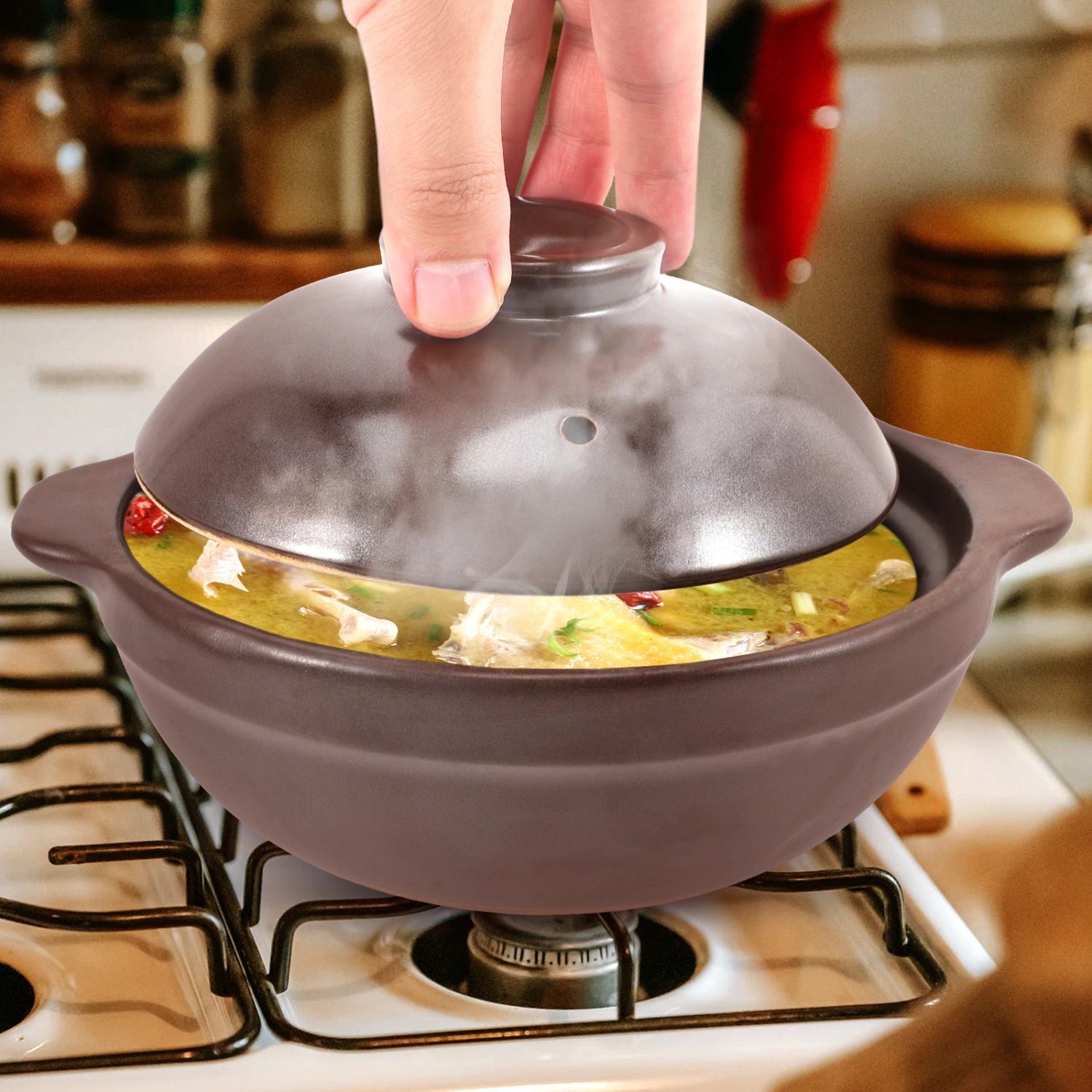 Casserole High Temperature Resistant Rice Noodles Casserole Household Cookware