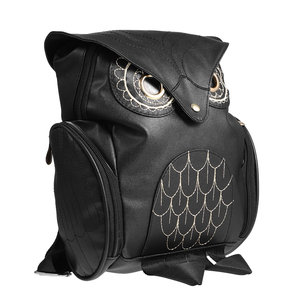 Owl Shaped Backpack Fashionable Women Backpack PU Leather Travel School Backpack Casual Backpack