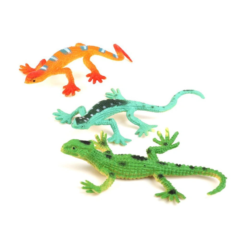 12pcs Model Plastic Lizard Figures Kids Toy Set Party Tricks