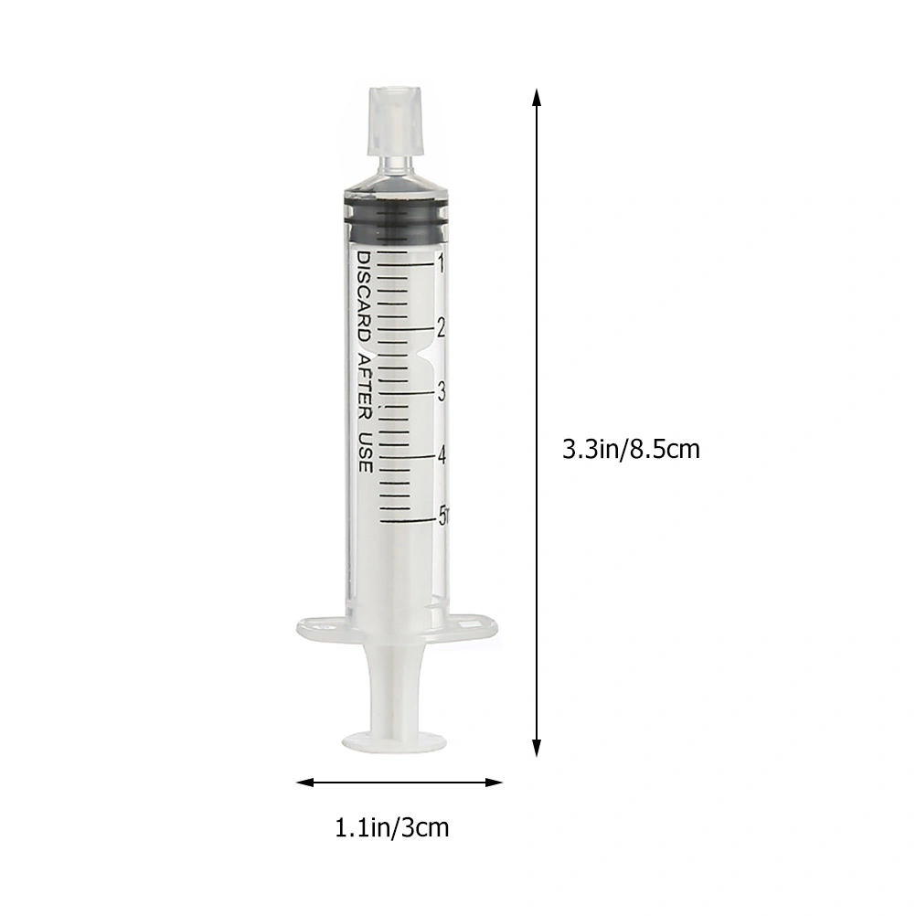 10pcs Liquid Syringes Perfume Dispenser Syringe Refillable Perfume Syringe(5ML)
