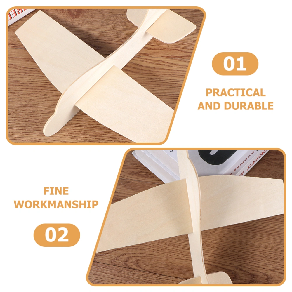 20pcs Wood Assemble Airplane Models Wooden DIY Blank Painting Plane Party Favors