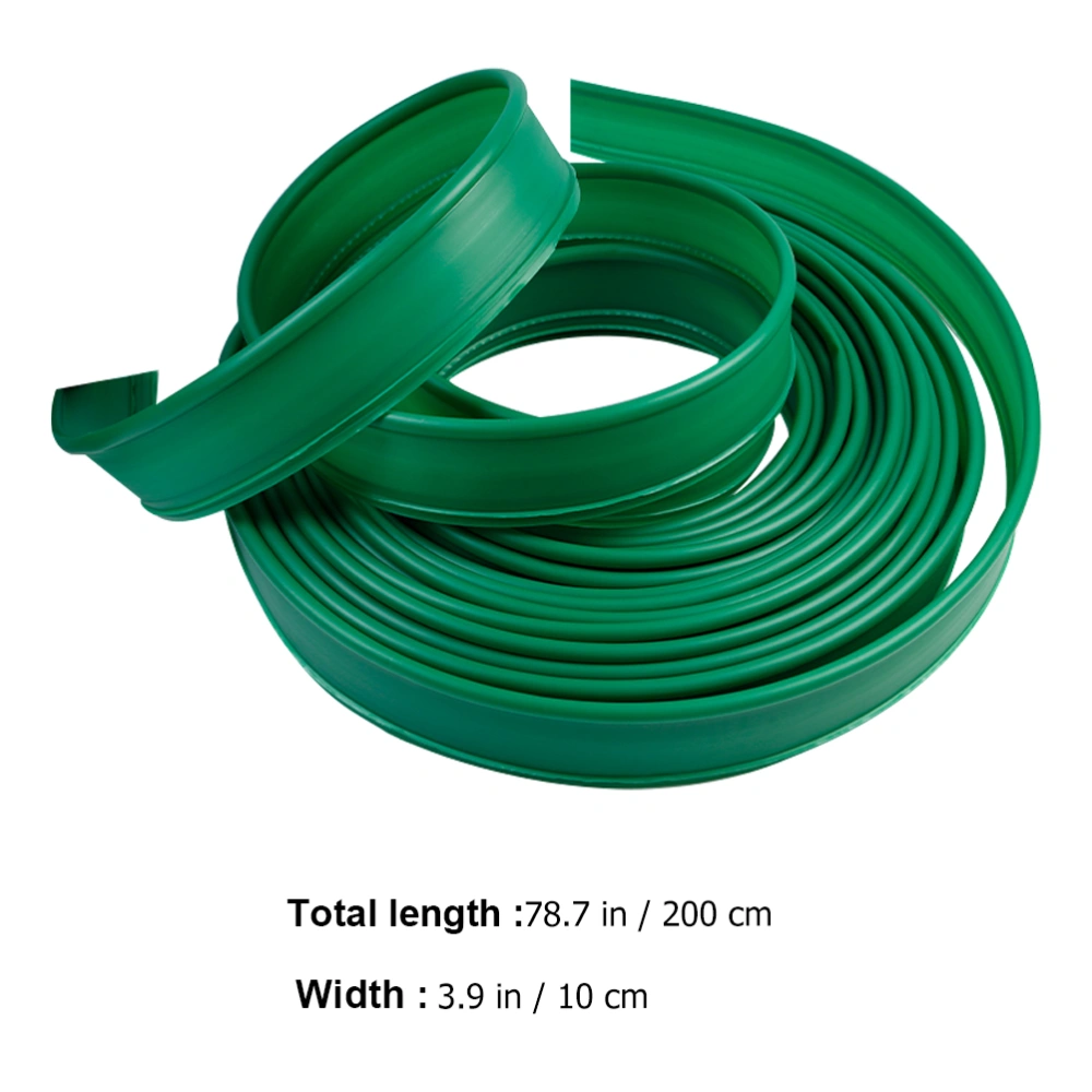 1 Roll Plastic Grass Edging Fence Belt Isolation Path Barrier Patio Greening Belt