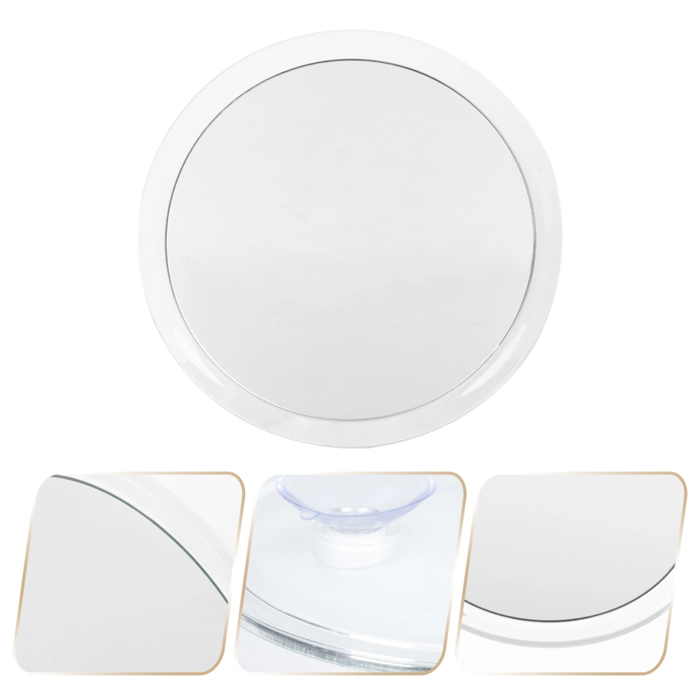 1Pc Bathroom Suction Cup Mirror 15X Magnifying Mirror Women Makeup Mirror White