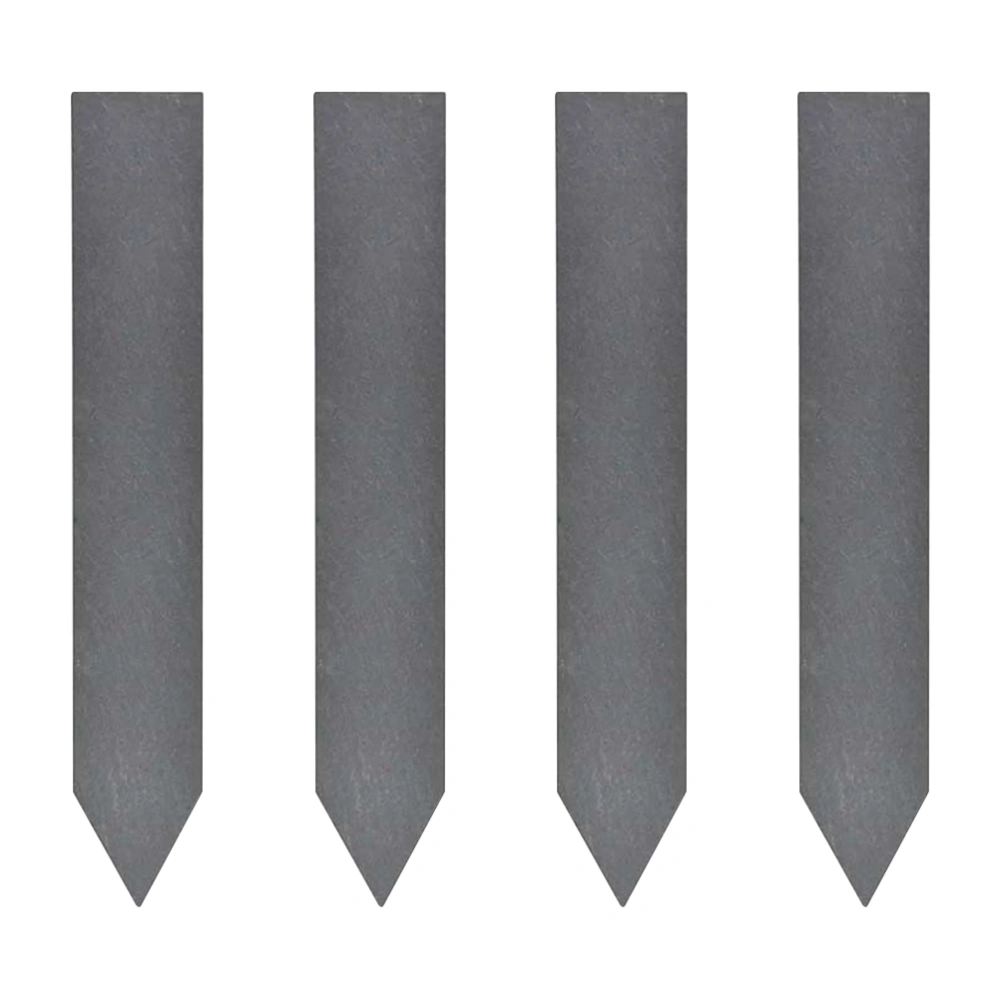 4Pcs Slate Gardening Markers Plant Labels Garden Vegetable Flower Markers