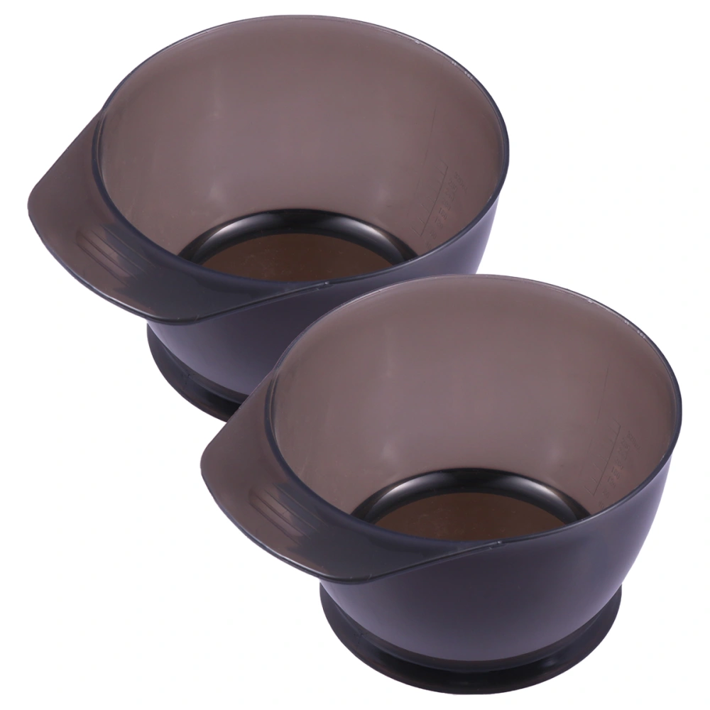 2Pcs Color Mixing Bowls Hairdressing Tinting Bowls Hair Dyeing Bowls Oil Treatment Containers