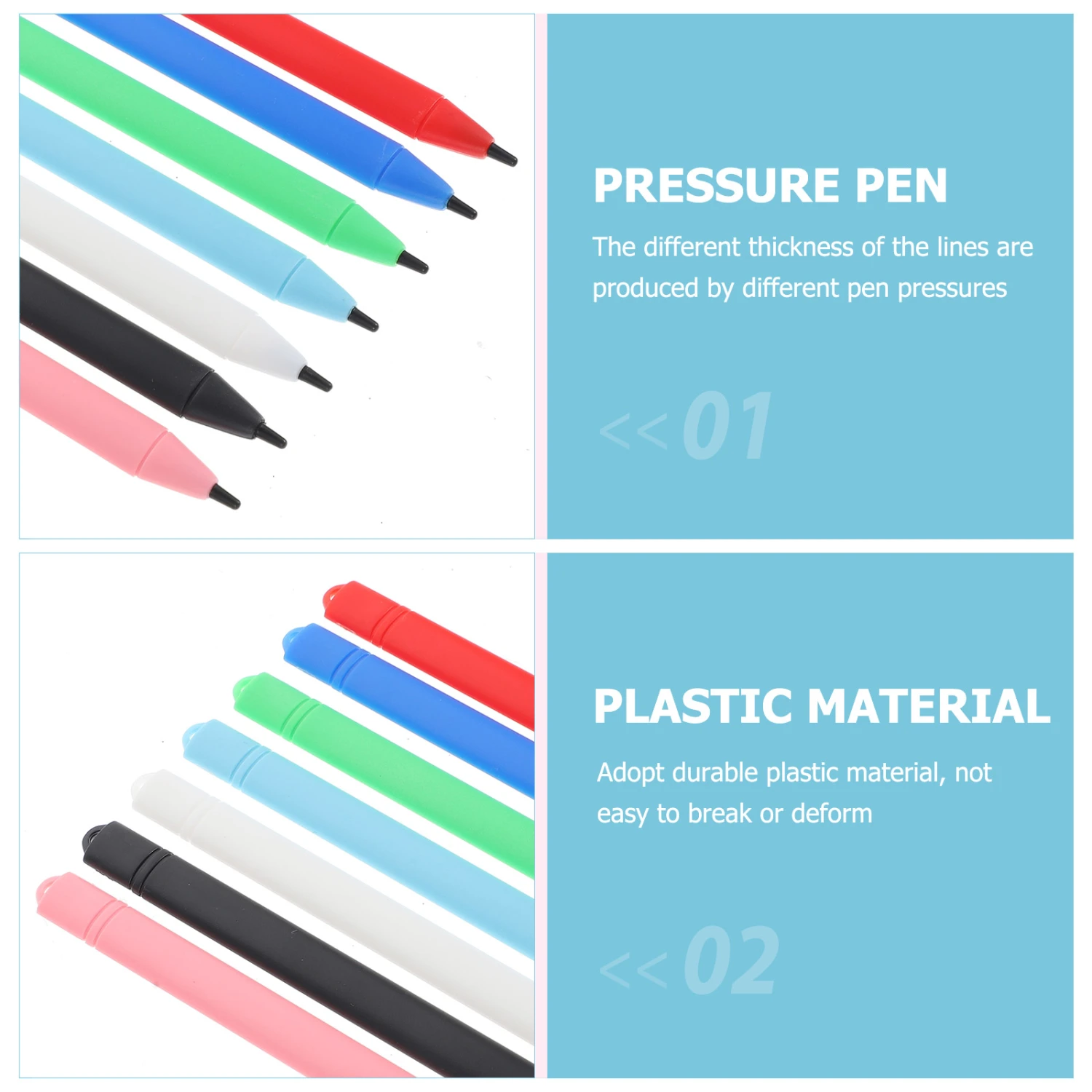7pcs LCD Writing Tablet Stylus Pen Replacement Painting Tablet Stylus Pen Supply