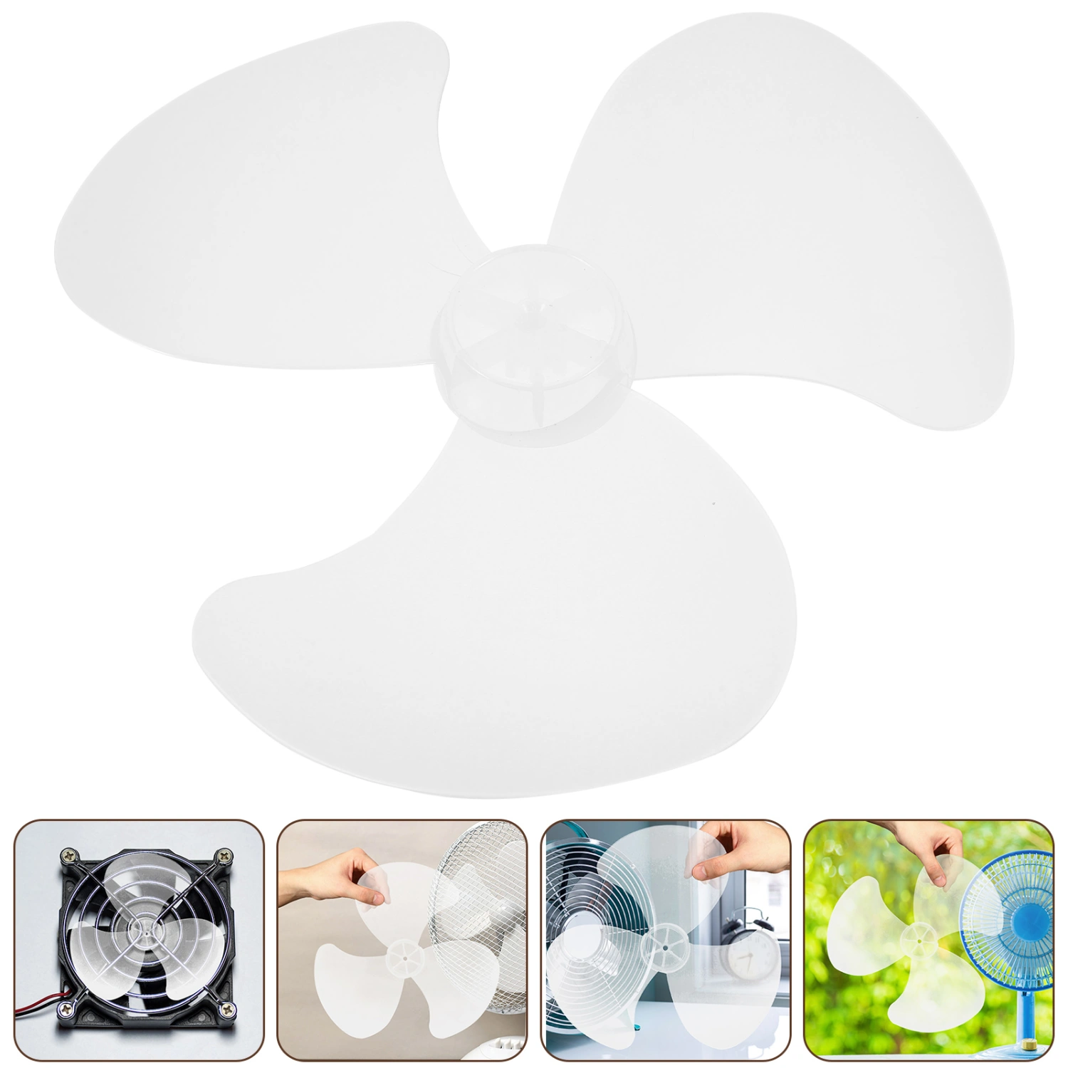 Fan Blades 16 inch Standing Pedestal Fan Electric Fan Leaves 3 Leaves Blades