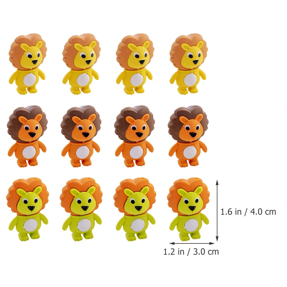 20pcs Multi-function Erasers Delicate Kids Erasers Mini Erasers Student Supply
