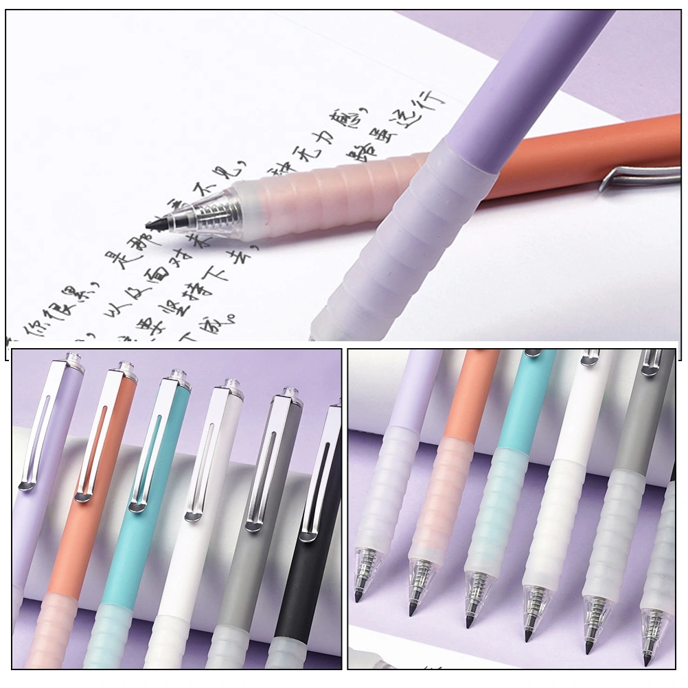 6pcs Portable Mechanical Pencils Portable Pencils Household Kids Pencils Kids Supply