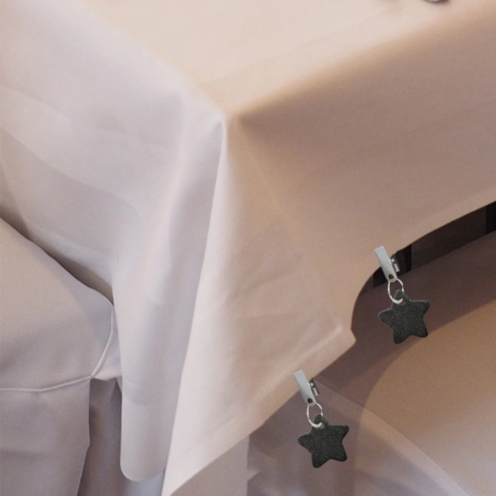 4Pcs Decorative Table Cover Clips Delicate Tablecloth Weights Outdoor Tablecloth Clips